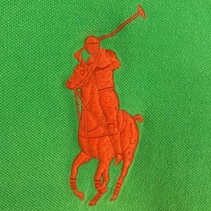 Polo by Ralph Lauren Shirts - Polo Ralph Lauren BIG PONY *RARE* 2-Tone Polo -L Polo by Ralph Lauren Shirts - Polo Ralph Lauren BIG PONY *RARE* 2-Tone Polo -L